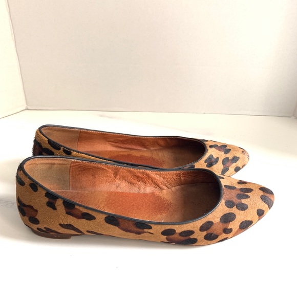 MADEWELL Leopard Calf Hair Flats 6.5 - Picture 2 of 8